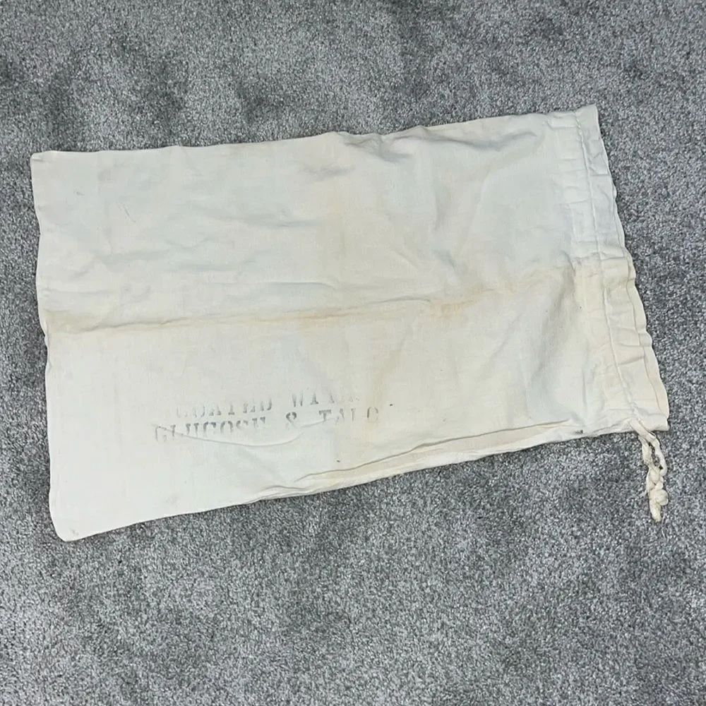 FLOUR RICE SACK Bakers Vintage Cotton bag 25” x 16” Glucosh & Talc Print